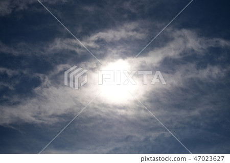 Partial eclipse day sky, January 6, 2019 47023627