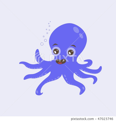 Violet octopus Violet octopus 47023746