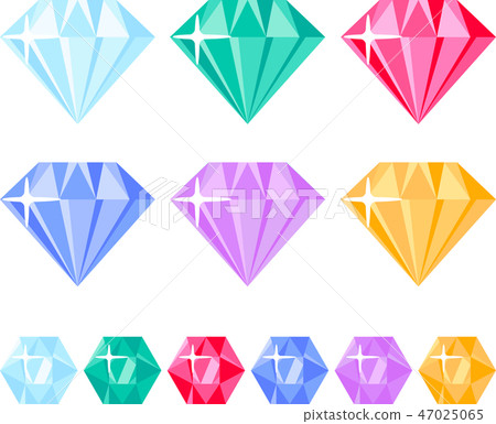 寶石圖標集 47025065
