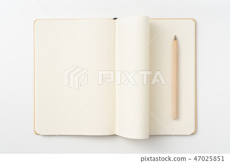 karft paper hardcover notebook with open page karft paper hardcover notebook with open page 47025851