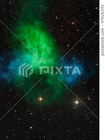 Being shone Nebula. 3D rendering Being shone Nebula. 3D rendering 47026345