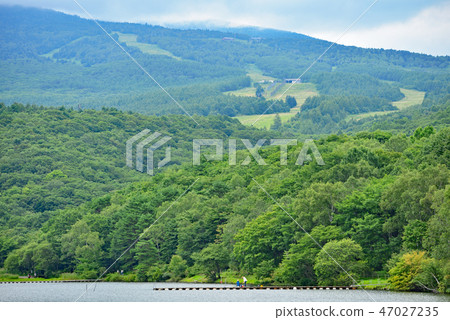 Town scenery Tsumagoi village Baragi lake Town scenery Tsumagoi village Baragi lake 47027235