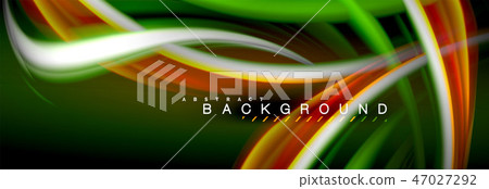 Blurred fluid colors background, abstract waves lines, mixing colours with light effects on light Blurred fluid colors background, abstract waves lines, mixing colours with light effects on light 47027292