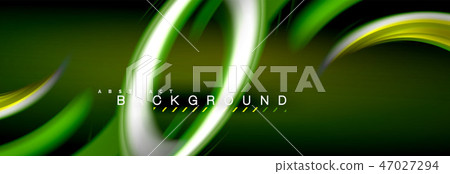 Blurred fluid colors background, abstract waves lines, mixing colours with light effects on light 47027294
