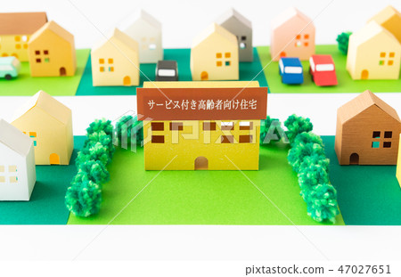 Residential building for senior citizens with services Takasumi residential area for elderly aging society 47027651