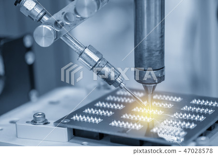 The soldering robot . The soldering robot . 47028578