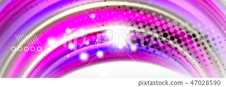 Abstract wave lines liquid fluid rainbow style color stripes background. Artistic illustration for Abstract wave lines liquid fluid rainbow style color stripes background. Artistic illustration for 47028590