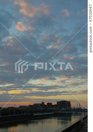 Evening landscape Evening landscape 47030047