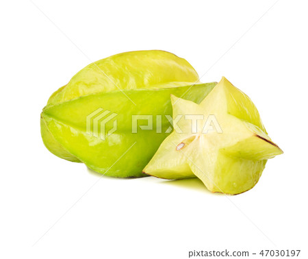 Carambola fruit with half 47030197