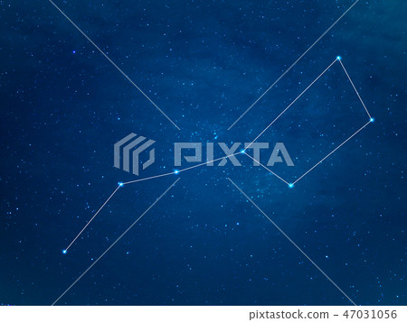 Big Dipper Constellation at starry sky 47031056