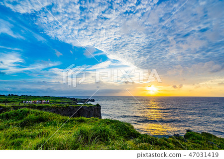 [沖繩縣]日落 47031419