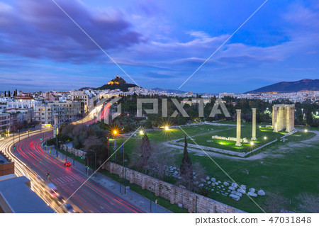 Aerial city view in Athens, Greece Aerial city view in Athens, Greece 47031848