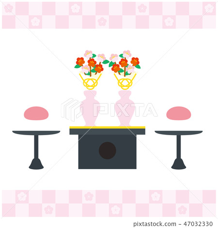 Hinamatsuri Hinamatsuri-Three treasures and high cups 47032330