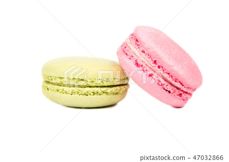 Pistachio and pink macaroon 47032866