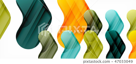 Colorful glossy arrows abstract background 47033049