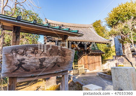 Tokyo downtown area scenery of the valley 47033360