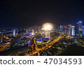 New Year Eve Fireworks Show at Singapore 47034593