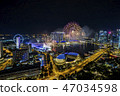 New Year Eve Fireworks Show at Singapore 47034598