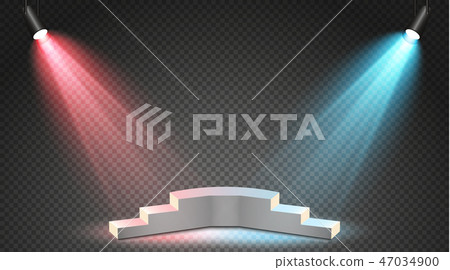 Set of colored searchlights. 47034900