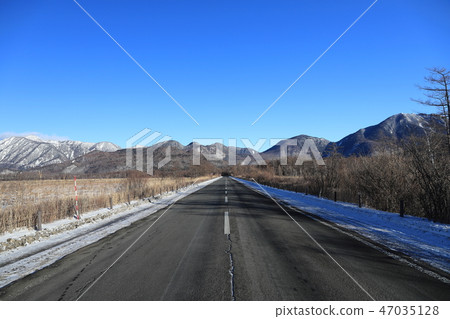 Oku Nikko _ Senjogahara的冬季道路 47035128