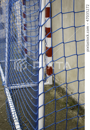 Football goal street 47035272