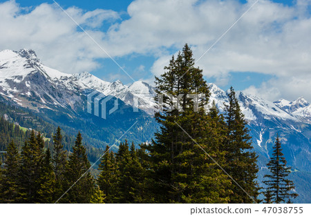 Alps mountain summer view, Austria Alps mountain summer view, Austria 47038755