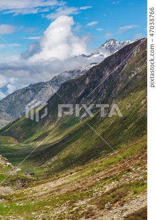 Summer Pass del San Gottardo, Switzerland. 47038766