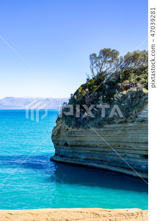 View from Love Canal in Corfu, Greece View from Love Canal in Corfu, Greece 47039281