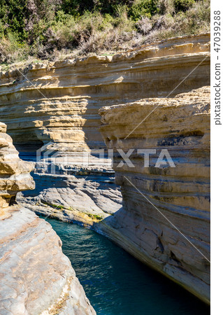 View from Love Canal in Corfu, Greece View from Love Canal in Corfu, Greece 47039288