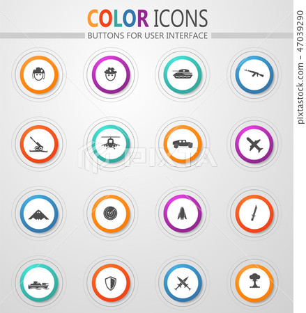 Military and war icons 47039290