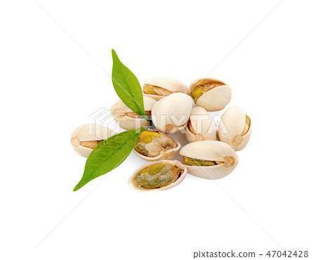 pistachio isolated on white background 47042428