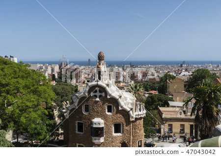 Gaudi, Guell Park, Barcelona, Catalonia, Spain 47043042