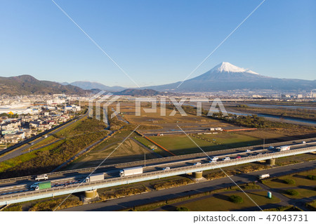 Mount Fuji Fujikawa Route 1 Aerial 47043731