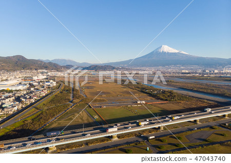 Mount Fuji Fujikawa Route 1 Aerial 47043740
