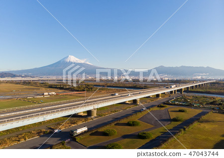 Mount Fuji Fujikawa Route 1 Aerial 47043744