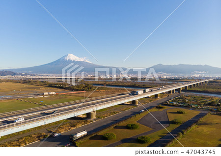 Mount Fuji Fujikawa Route 1 Aerial 47043745