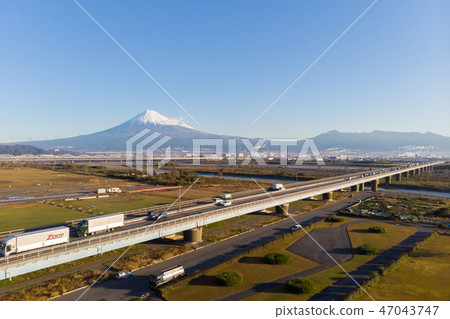 Mount Fuji Fujikawa Route 1 Aerial 47043747