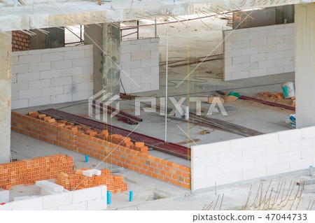 work construction in building high site workplace  47044733