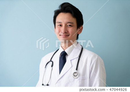 Doctor wearing white coat Doctor wearing white coat 47044926
