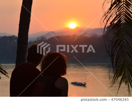 Sunset of the journey Sunset of the journey 47046265