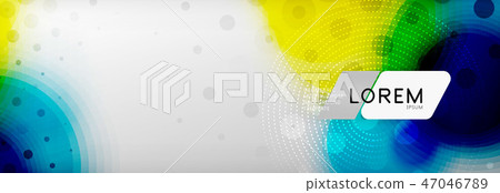 Background abstract - blurred dotted color circle shape, techno bubbles Background abstract - blurred dotted color circle shape, techno bubbles 47046789