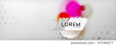 Background abstract - blurred dotted color circle shape, techno bubbles Background abstract - blurred dotted color circle shape, techno bubbles 47046977