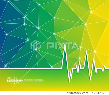 Abstract creative concept vector line draw background for web, mobile app, illustration template 47047328