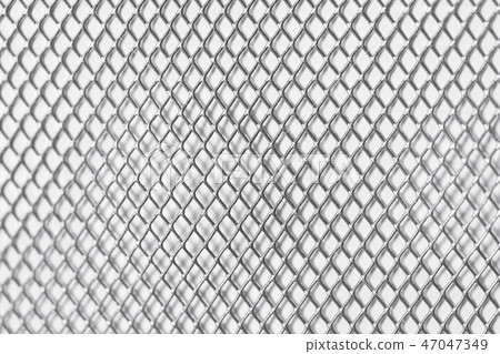 square grid on white wall metal background close-up square grid on white wall metal background close-up 47047349