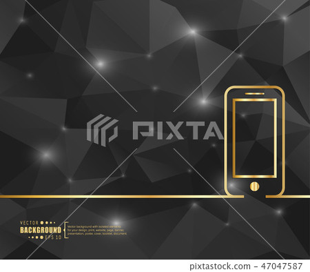 Abstract creative concept vector line draw background for web, mobile app, illustration template 47047587