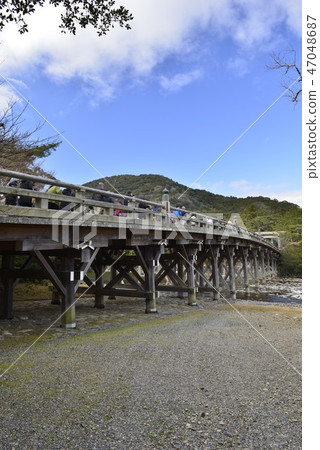 [三重縣]首次參觀伊勢神社奈久（宇治橋） 47048687