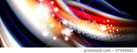 Fluid liquid wave pattern 47048882