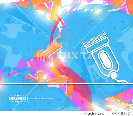 Abstract creative concept vector line draw background for web, mobile app, illustration template Abstract creative concept vector line draw background for web, mobile app, illustration template 47048897