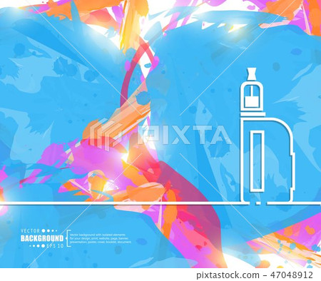 Abstract creative concept vector line draw background for web, mobile app, illustration template Abstract creative concept vector line draw background for web, mobile app, illustration template 47048912