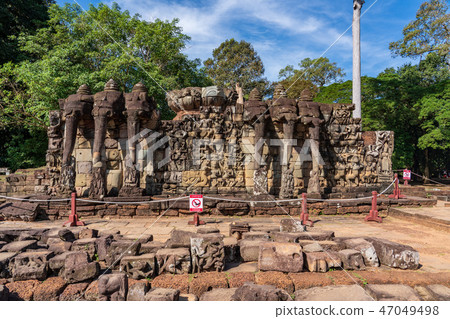 [世界遺產]吳哥考古遺址大象露台 47049498